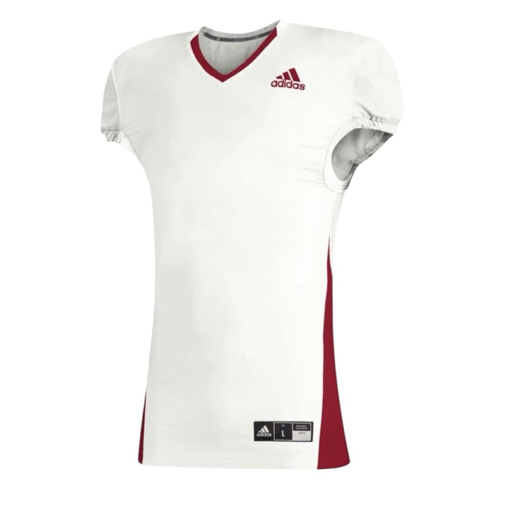 NWT Adidas Men's White and Red Football Jersey